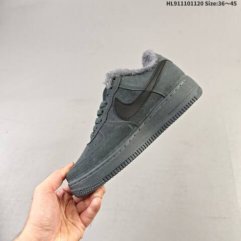 Nike Air Force 1 07 Black White Dark Gray EU 36-45 Sneaker - Unisex (BS-63431)