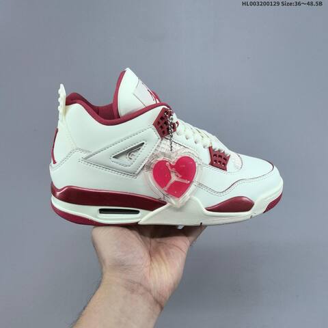 Air Jordan 4 Retro Sierra Red WMNS AIR JORDAN 4 Aj4 Lifestyle (BS-66778)