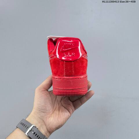 Nike Air Force 1 07 Low All Red EU 36-45 Sneaker - Unisex (BS-60773)