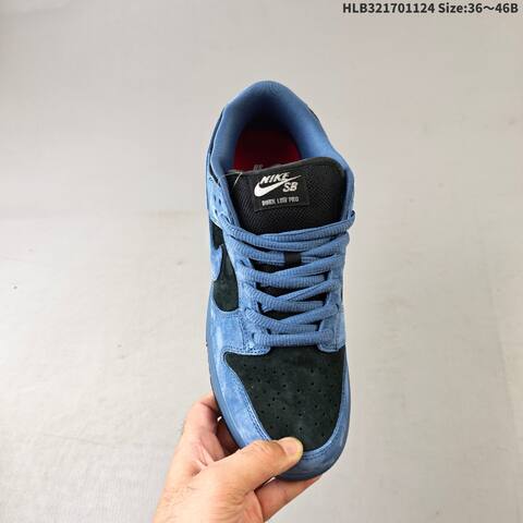 Nike SB Dunk Low Pro Blue Black Red EU 36-46 Skate Shoe - Unisex (BS-63135)