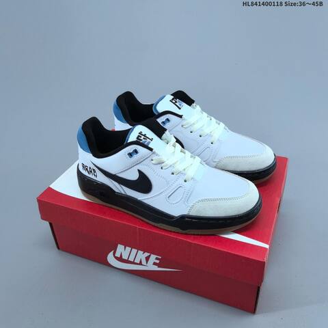 Nike Full Force Lo White Red Black Cream EU 36-45 Skate Shoe - Unisex (BS-61932)