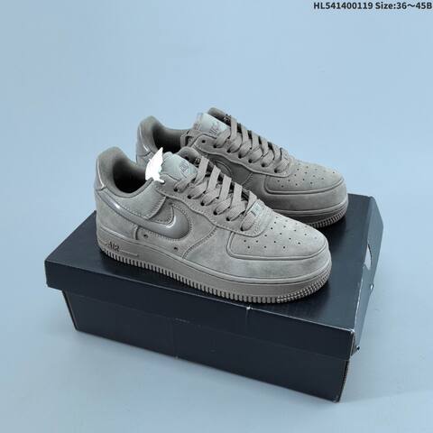 Nike Air Force 1 Low Taupe Grey Light Grey EU 36-45 Sneaker - Unisex (BS-61901)