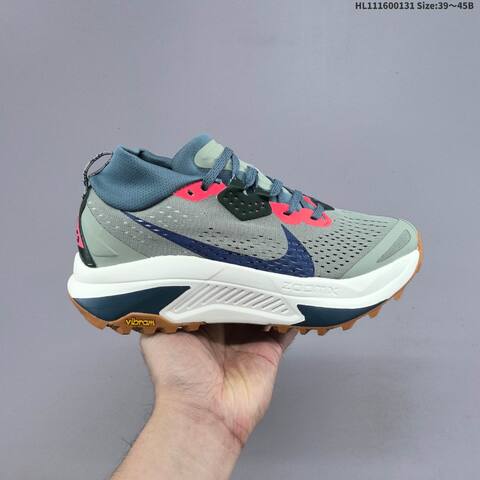 Nike ACG Zegama Trail 2 HV8113-400 Slate Blue Navy Hot Pink White Gum Brown EU 39-45 Trail Shoe - Unisex (BS-61612)