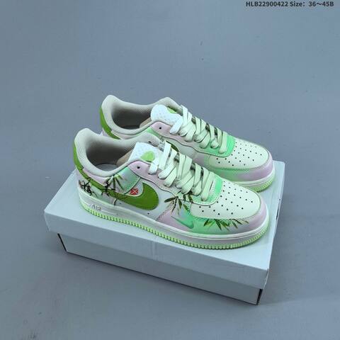 Nike Air Force 1 07 LV8 Off White Light Green EU 36-45 Sneaker - Unisex (BS-60584)