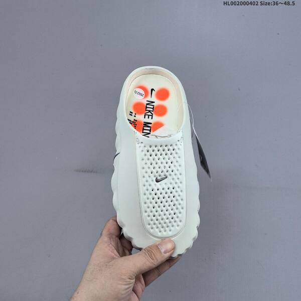 Nike Swoosh Lo light beige silver orange EU 36-48 5 slides