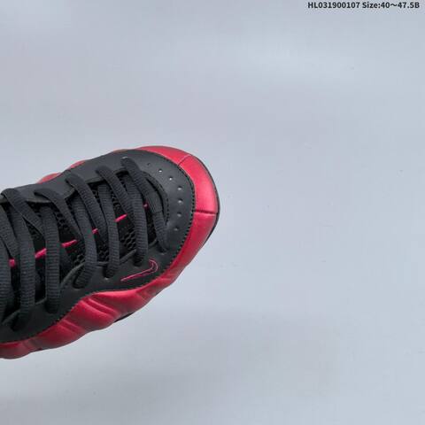 Nike Air Foamposite One Black Red EU 40-47 5 Basketball Shoe - Men's (BS-62171)