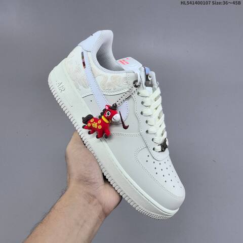 Nike Air Force 1 07 Low Off White Sail Burgundy EU 36-45 Sneaker - Unisex (BS-62175)