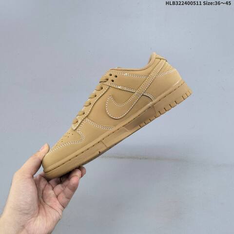Nike SB Dunk Low Stussy Brown Beige White EU 36-45 Skate Shoe - Unisex (BS-60410)