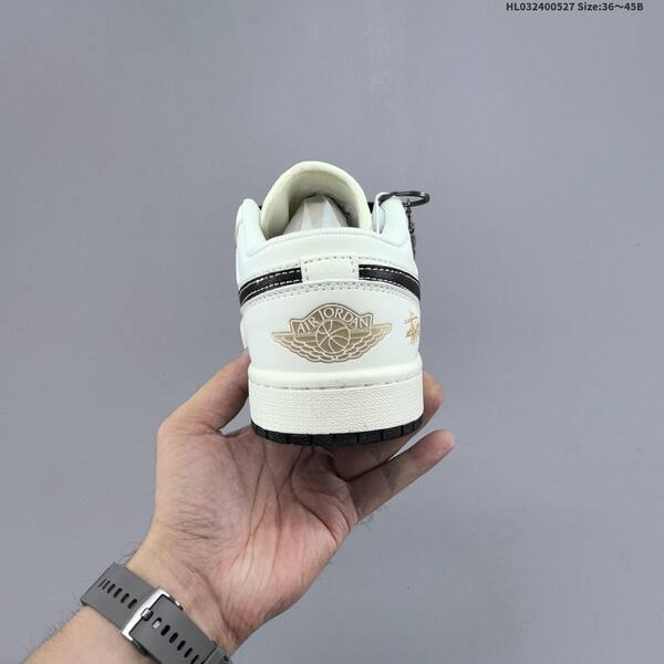 Jordan Air Jordan 1 Low White/Black/Gold EU 36-45 basketball