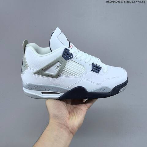 Air Jordan 4 Retro Midnight Navy AIR JORDAN 4 Aj4 Lifestyle (BS-66520)