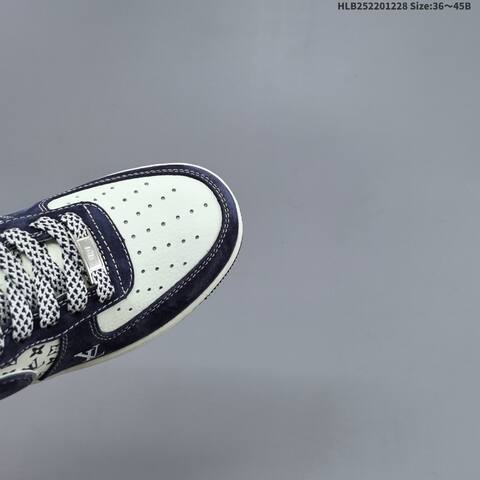Nike Air Force 1 07 LV8 White Navy Red Black EU 36-45 Sneaker - Unisex (BS-62377)