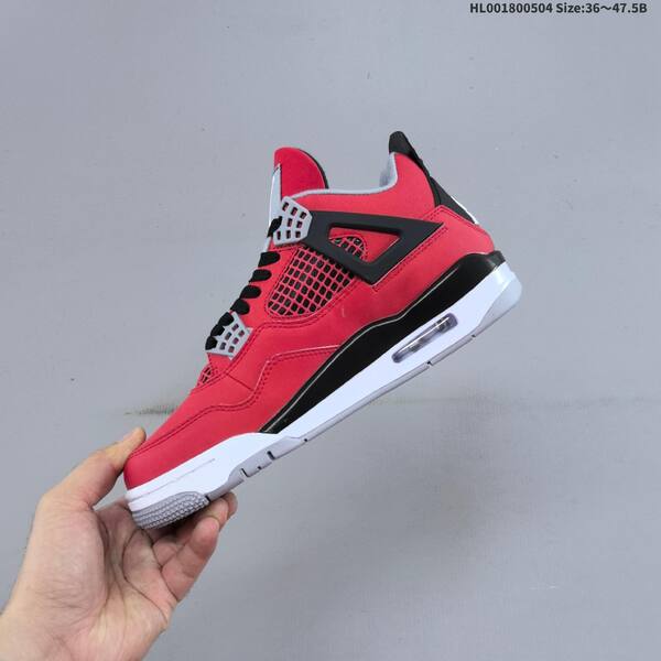 Jordan Air Jordan 4 Retro Toro Bravo red/black/white 36~47.5 basketball