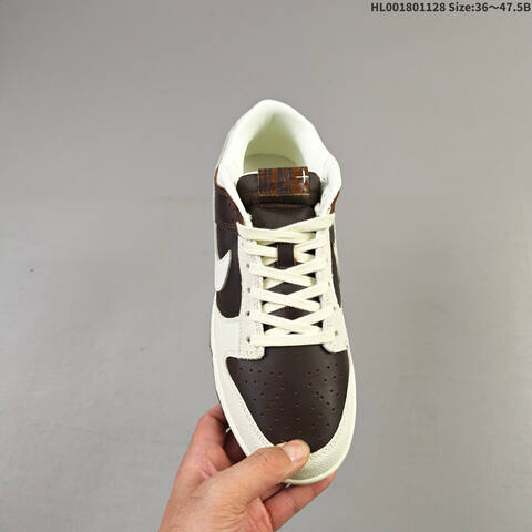 Nike SB Dunk Low Fauna Brown Cream Dark Brown Off White EU 36-47 5 Skate Shoe - Unisex (BS-62983)