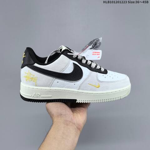 Nike Air Force 1 07 White Navy Maroon EU 36-45 Sneaker - Unisex (BS-62502)