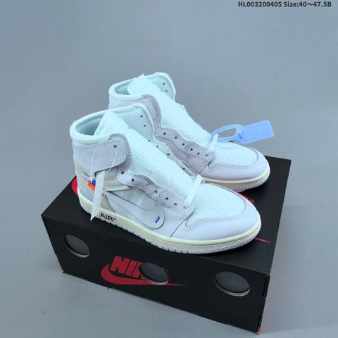 Virgil Abloh Archive x Air Jordan 1 High OG Alaska AIR JORDAN 1 Aj1 Lifestyle (BS-60924)
