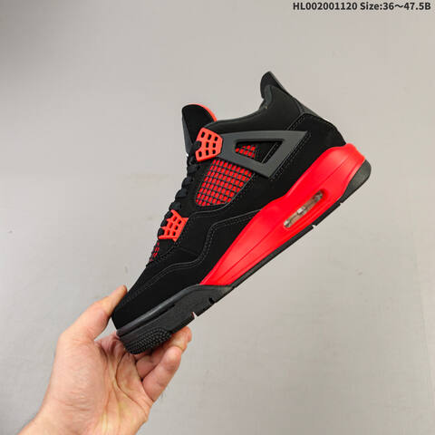 Air Jordan 4 Retro Red Thunder AIR JORDAN 4 Aj4 Lifestyle (BS-67755)