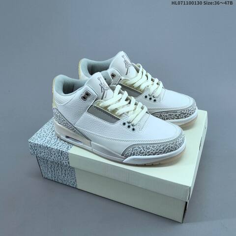 Air Jordan 3 Retro Craft Ivory AIR JORDAN 3 Aj3 Lifestyle (BS-66753)