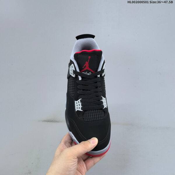 Jordan Air Jordan 4 Retro Bred Black/Fire Red/Cement Grey/White EU 36-47.5 basketball