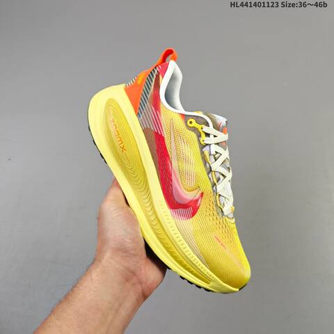 Nike Vomero 18 ReactX Air Zoom Yellow Red Orange White EU 36-46 Running Shoe - Unisex (BS-63191)