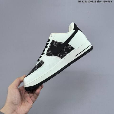 Nike Air Force 1 07 Low Off White Red Blue Black EU 36-45 Sneaker - Unisex (BS-61121)