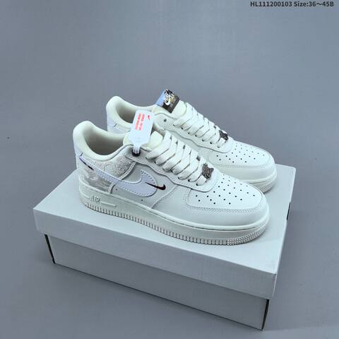 Nike Air Force 1 07 Wheat Tan White EU 36-45 Sneaker - Unisex (BS-62257)