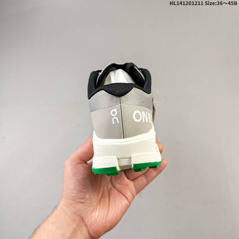 On Cloudultra White Black Green EU 36-45 Trail Shoe Trail Running Sneakers - Unisex (BS-68392)