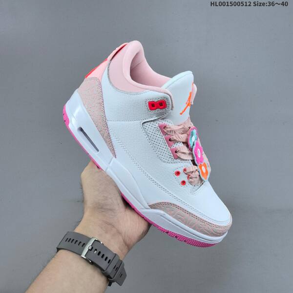 Jordan Air Jordan 3 Retro "Spring Flowers" White/Pink/Hot Pink EU 36-40 basketball