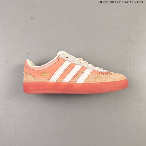 Adidas Bad Bunny x Gazelle Indoor Peach Cream Off White Pink EU 35-45 Skate Shoe - Unisex (BS-65528)