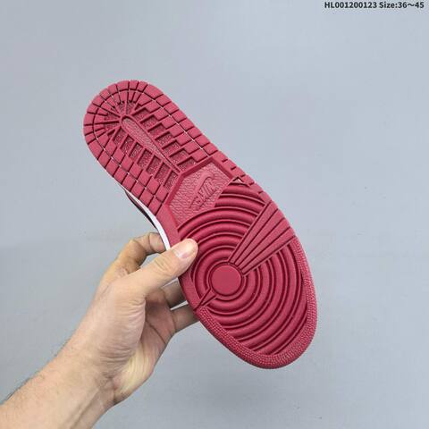 a Air Jordan 1 Mid Reverse Bred AIR JORDAN 1 Aj1 Lifestyle (BS-66864)