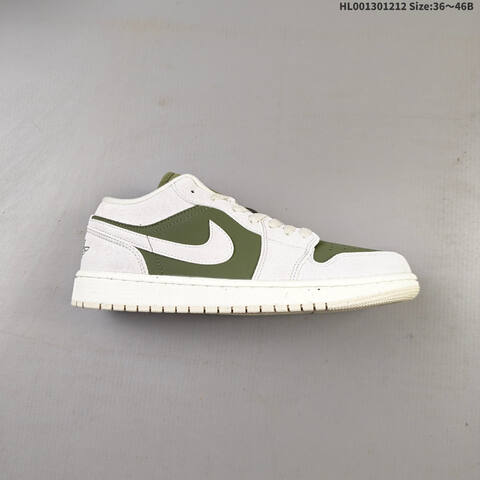 Air Jordan 1 Low Medium Olive AIR JORDAN 1 Aj1 Lifestyle (BS-67476)