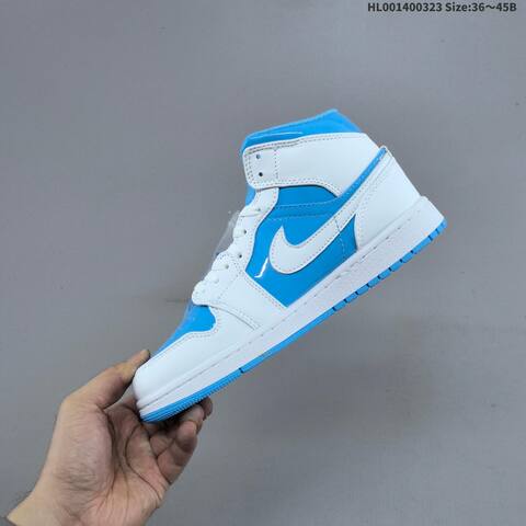 Air Jordan 1 Mid Legend Blue AIR JORDAN 1 Aj1 Lifestyle (BS-66462)