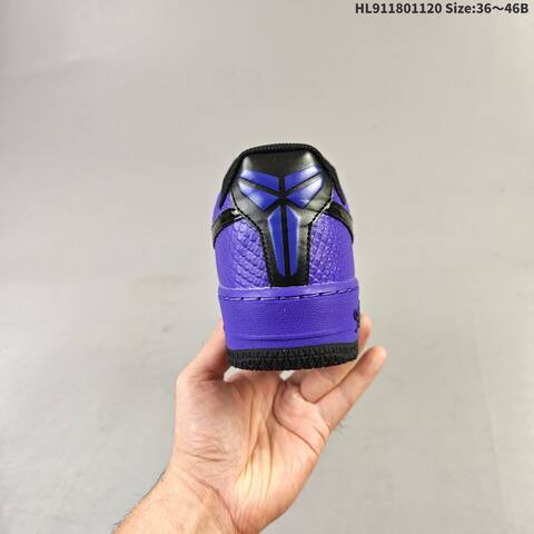 Nike Air Force 1 07 Purple Black EU 36-46 Sneaker - Unisex (BS-63432)