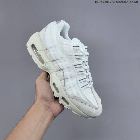 Nike Air Max 95 Black White Off White Grey EU 36-47 5 Sneaker - Unisex (BS-62330)