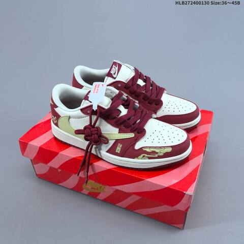 Nike Air Jordan 1 x Travis Scott AIR JORDAN DIY Lifestyle (BS-66755)