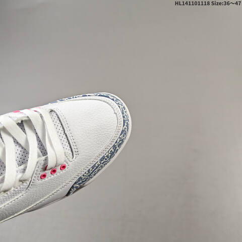 Air Jordan 3 Retro White And Cobalt Bliss AIR JORDAN 3 Aj3 Lifestyle (BS-67789)