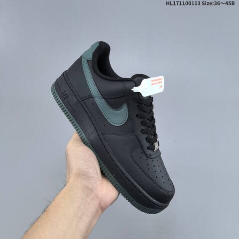 Nike Air Force 1 07 FJ4146-004 Black Dark Green Red EU 36-45 Sneaker - Unisex (BS-62012)