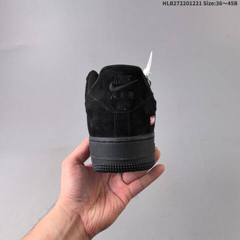 Nike Air Force 1 07 LV8 All Black EU 36-45 Sneaker - Unisex (BS-62508)