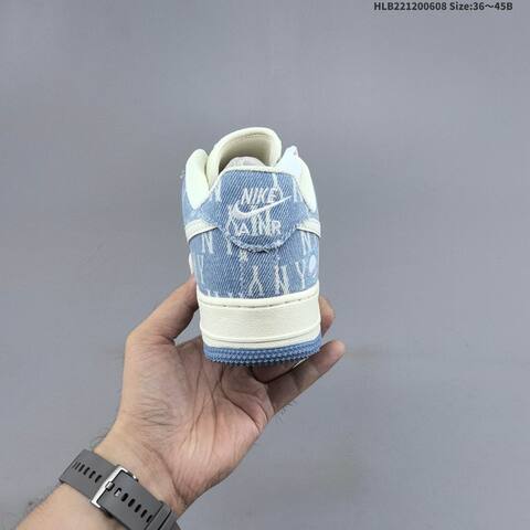 Nike Air Force 1 07 Light Blue Off White EU 36-45 Sneaker - Unisex (BS-59960)