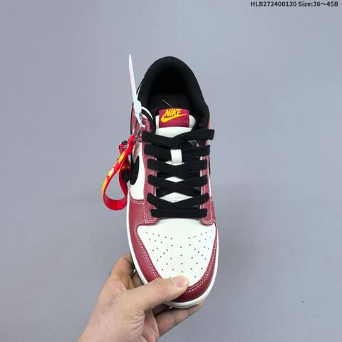 Nike Dunk Low Retro DIY 2026 Year Of The Horse Sail Red Black Yellow EU 36-45 Skate Shoe - Unisex (BS-61642)