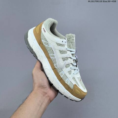 Nike P-6000 CNY IQ1120-311 Light Grey White Tan Red EU 36-45 Running Shoe - Unisex (BS-61918)