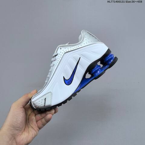 Nike Shox R4 Black Silver Pink White Blue EU 36-45 Running Shoe - Unisex (BS-61611)