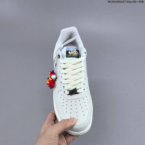 Nike Air Force 1 07 Low Off White Sail Burgundy EU 36-45 Sneaker - Unisex (BS-62175)