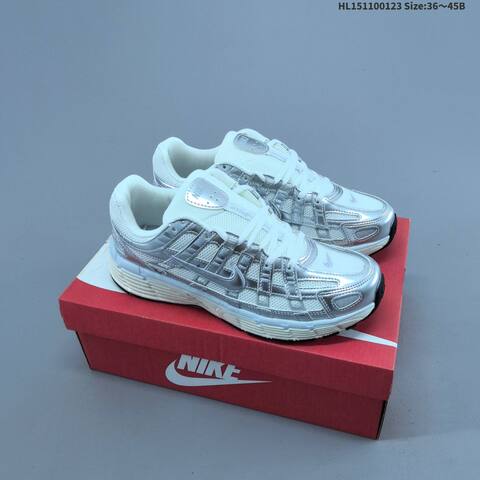 Nike P-6000 Black White EU 40-45 Running Shoe - Men's (BS-61798)