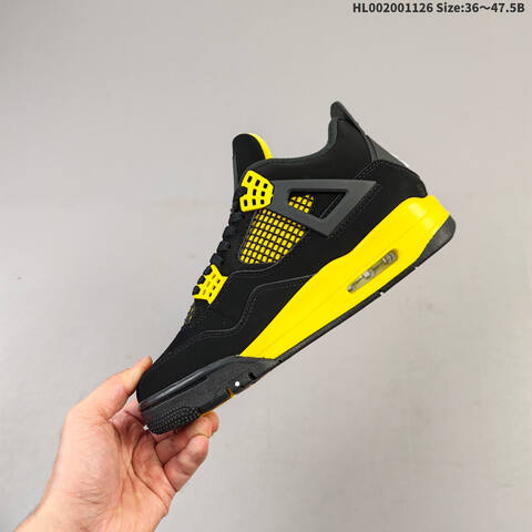 Air Jordan 4 Retro Thunderh AIR JORDAN 4 Aj4 4 5 13 Lifestyle (BS-67670)