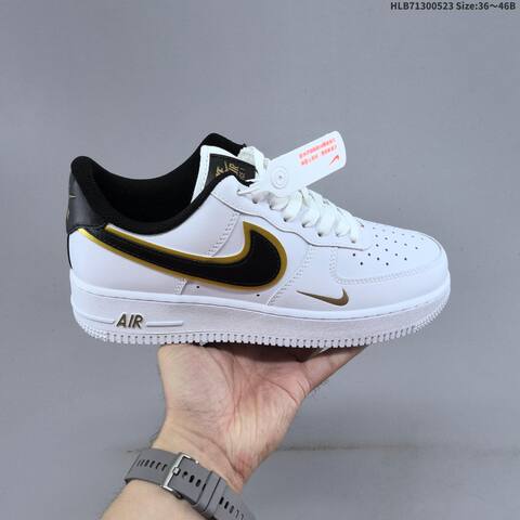 Nike Air Force 1 07 Light Gray Dark Gray Gum Brown EU 36-46 Sneaker - Unisex (BS-60194)