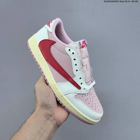 Travis Scott x Air Jordan 1 Low AIR JORDAN 1 Aj1 Lifestyle (BS-66637)