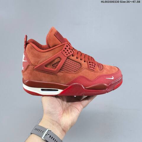 Nigel Sylvester x Air Jordan 4 OG Brick By Brick BIKE AIR JORDAN 4 Aj4 Lifestyle (BS-66406)