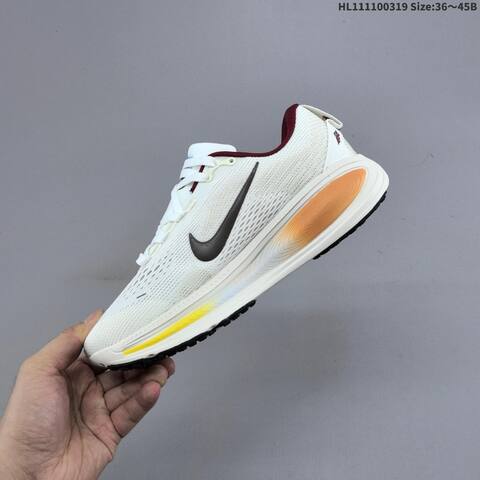 Nike Vomero 18 Sail Brown Burgundy Orange Yellow EU 36-45 Running Shoe - Unisex (BS-61239)