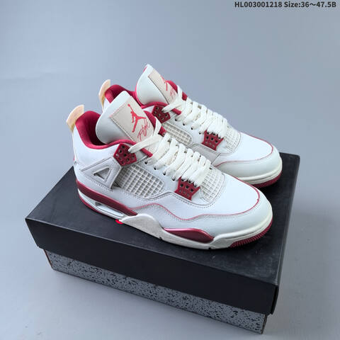 Air Jordan 4 Retro Sierra Red WMNS AIR JORDAN 4 Aj4 Lifestyle (BS-67386)
