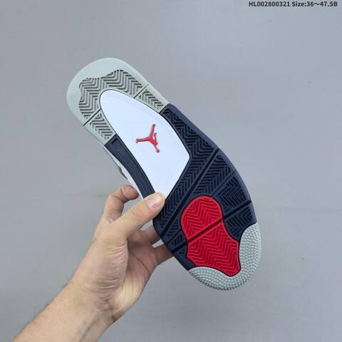 Air Jordan 4 Retro Midnight Navy AIR JORDAN 4 Aj4 Lifestyle (BS-66484)